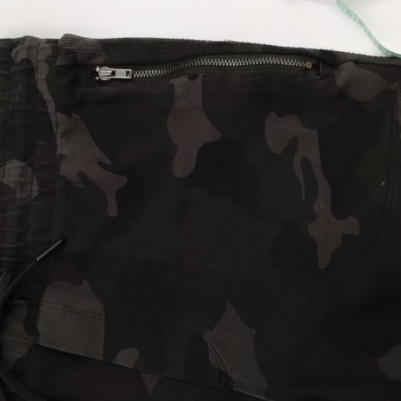 90 Degrees by Reflex joggers Black Green Camo Joggers Pockets Small - Picture 7 of 11